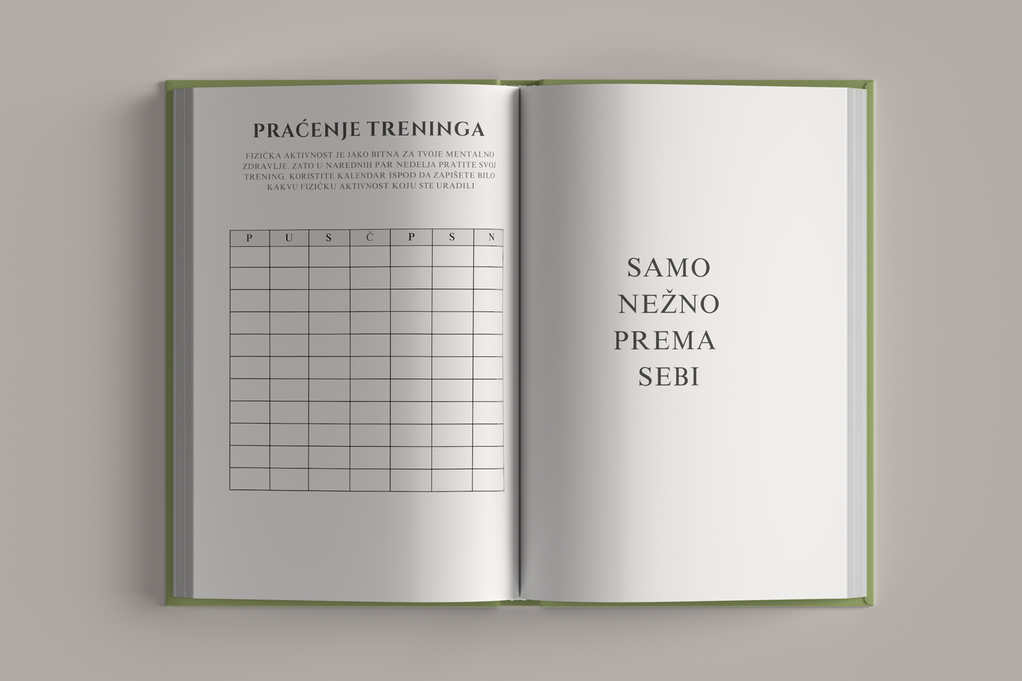 Vežbe za praćenje treninga – iz dnevnika Dnevnik Anksioznosti