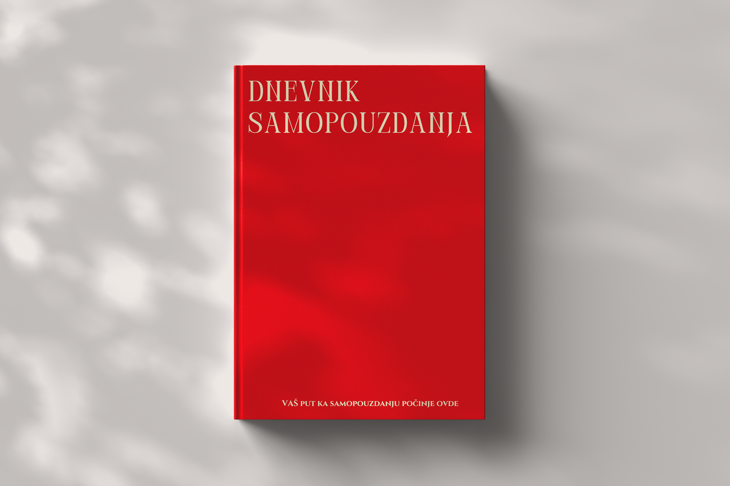 Dnevnik samopouzdanja – prednja strana sa tvrdim koricama