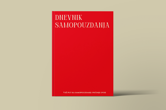 Dnevnik samopouzdanja – naslovna strana sa tvrdim koricama i elegantnim dizajnom