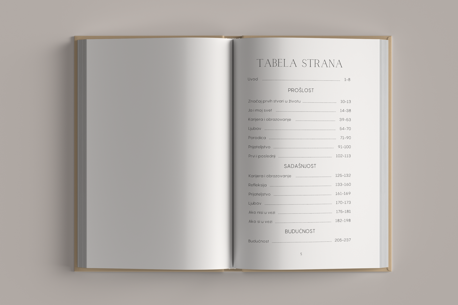 Strana sa sadržajem iz psihološkog dnevnika Sve Stvari Koje Nisam Rekla Psihologu